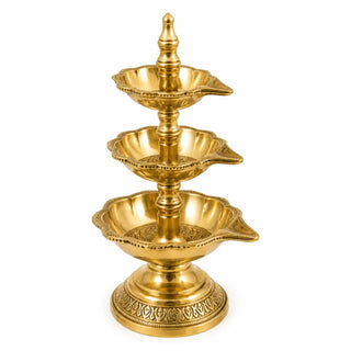 Brass 3 Steps Diya
