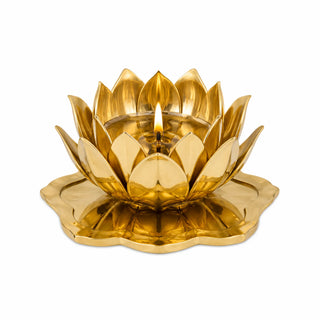 Lotus Reflection Diya