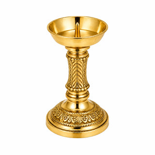 Metal Diya Pillar Holder Small