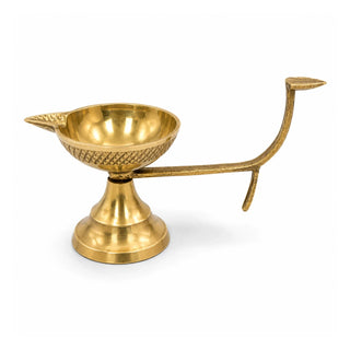 Brass Aarti Diya With Handle