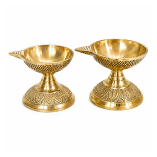 Brass Aarti Diya Without Handle