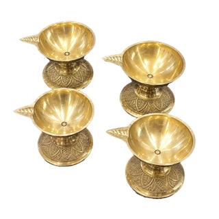 Brass Aarti Diya Without Handle
