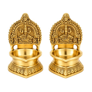 Brass Kamakshi Diya 6"