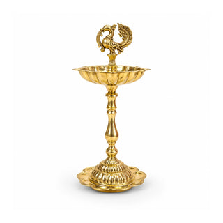 Brass Mini Mahabharat Diya 4"