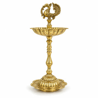 Brass Mini Mahabharat Diya 4"