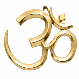 Brass Om Hanging 6"/8"