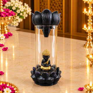 Glass Smoke Fountain - Buddha