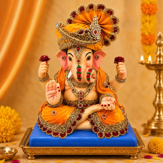 Diamond Work 8" Ganesh ji