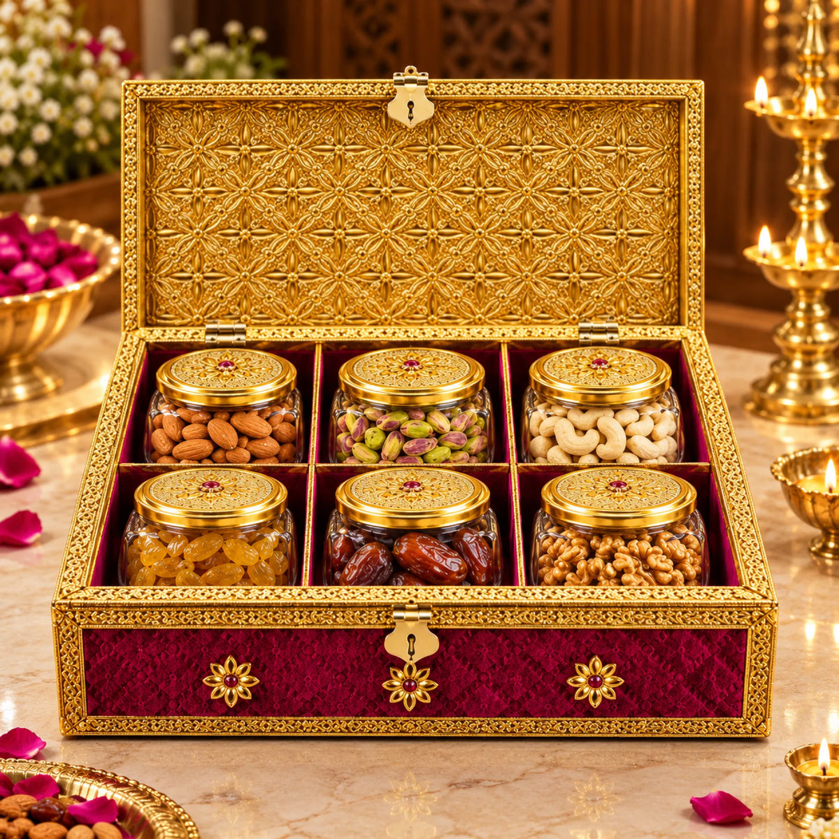 Discover Our New 6-Glass Dry Fruit Box