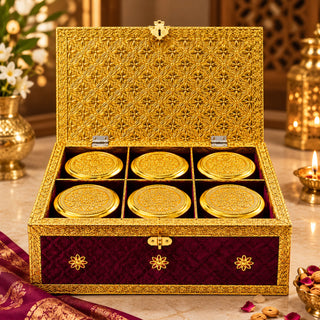 Dry Fruit Box - For 6 Glasses Jar