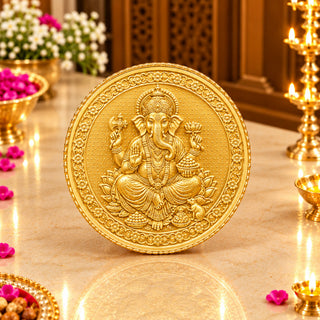 Gold Ganesha Coin
